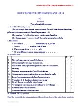 Bộ sưu tập đề ôn luyện học sinh giỏi môn Tiếng Anh Lớp 12